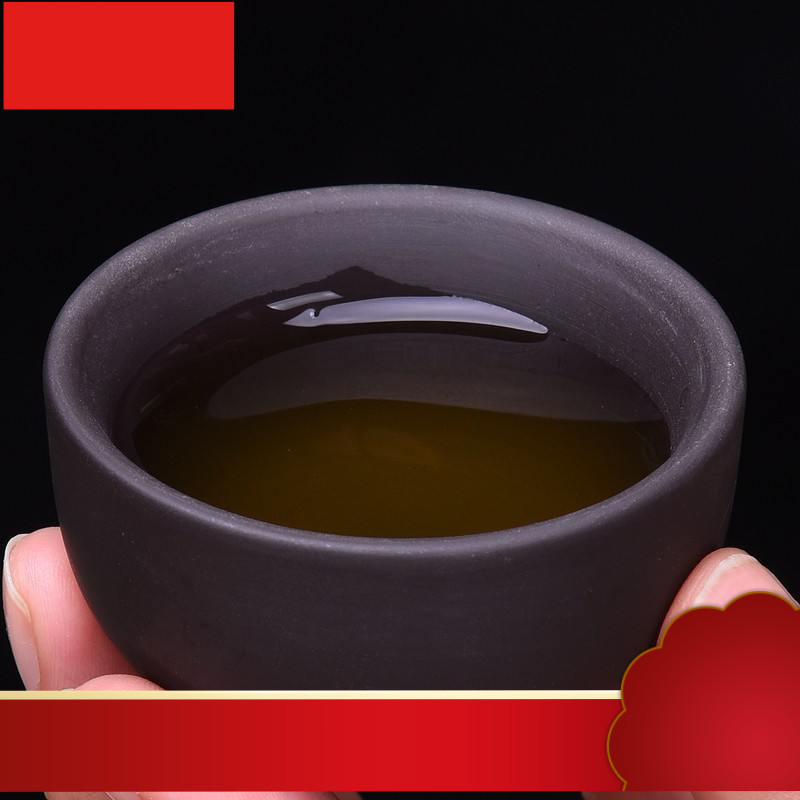 经典 原矿紫砂盖碗功夫茶具套装配件盖碗茶杯家用简约茶道一壶六杯茶具 [紫砂一壶六杯][简装]