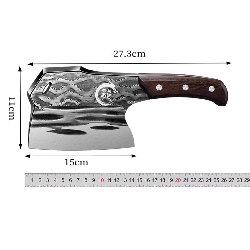 德国锻打砍骨刀斩骨刀砍骨头专用刀剁骨刀坎斩猪牛羊家用剁刀8138P高清大图