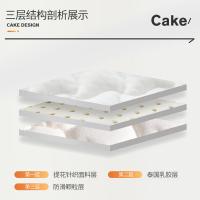 梦特娇天然乳胶床护垫床垫保护垫软垫家用1cm床褥垫可折叠乳胶垫薄款垫子春夏
