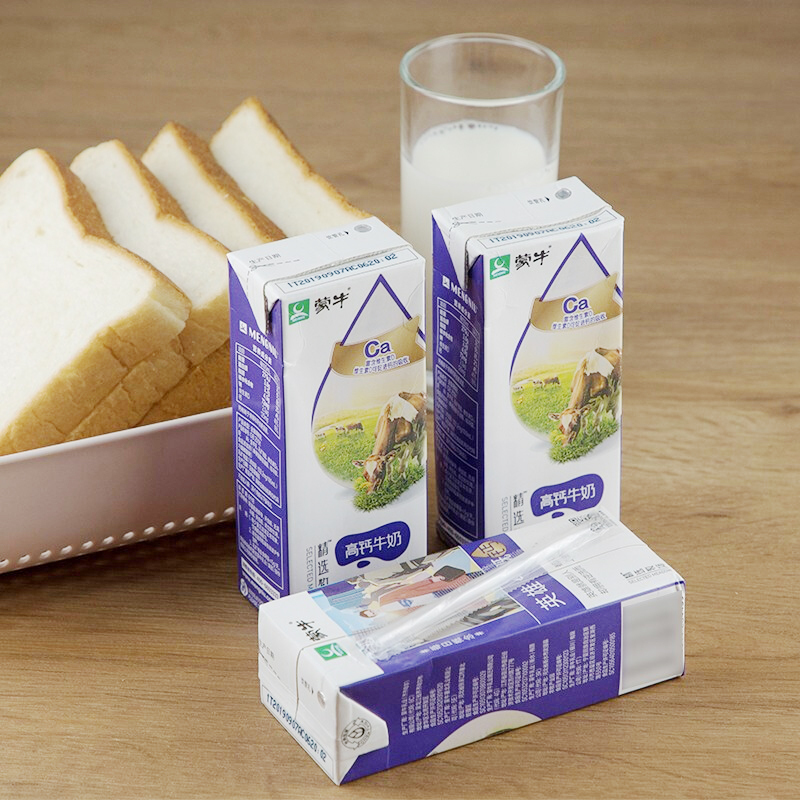 SNWQ蒙牛精选牧场高钙牛奶250ml*12盒