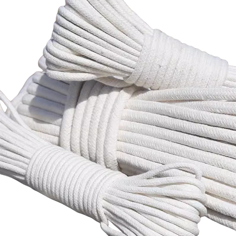 迅迈 14mm粗100米 棉绳包芯绳子 编织绳 单位 ;捆高清大图