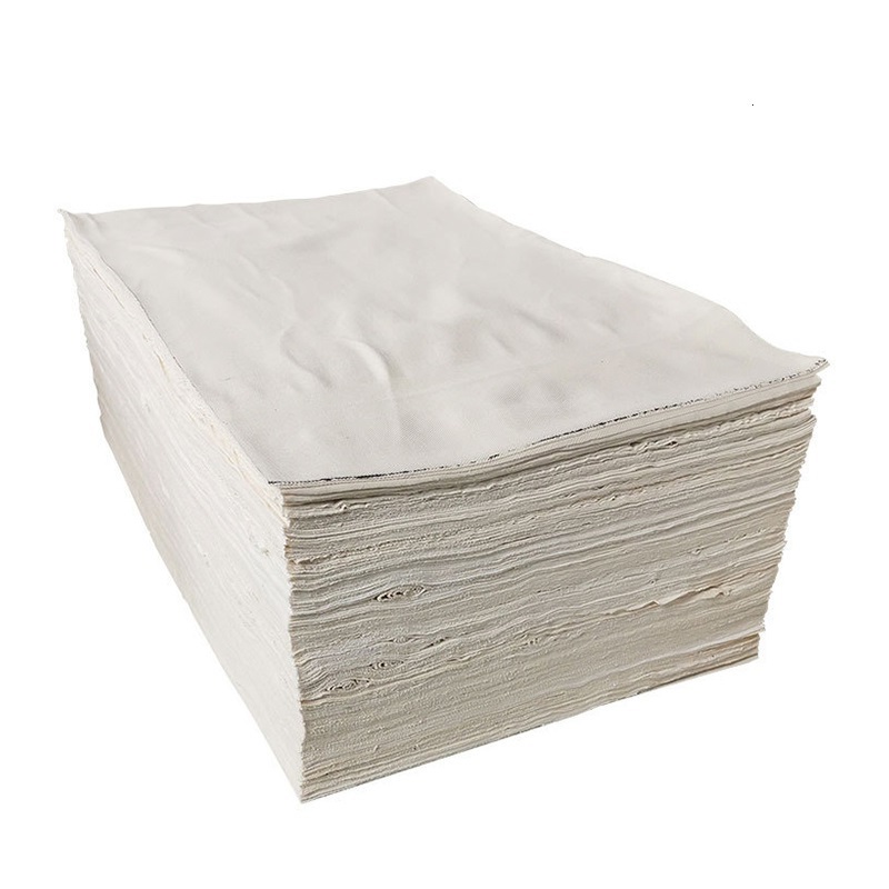 捷犀 擦机布 白色 40*60cm 25kg/件高清大图