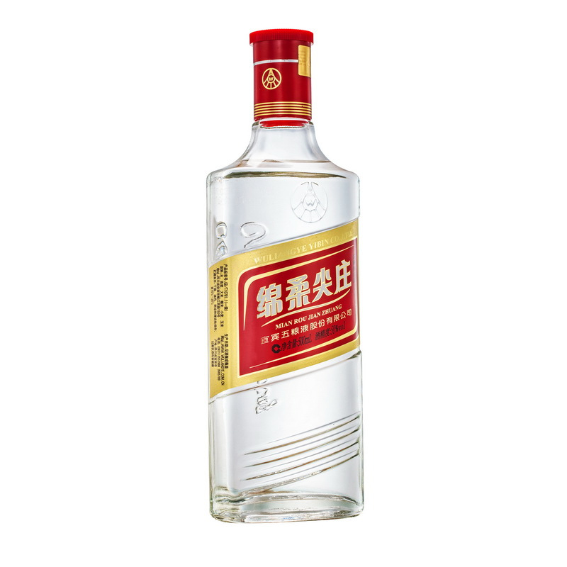 五粮液 尖庄 光瓶 50度 浓香型白酒 500ml 单瓶装 浓香型白酒