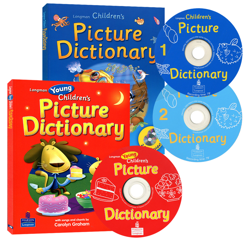 [正版]进口朗文小学英语彩图词典Longman Children’s Picture Dictionary 3-6岁高清大图