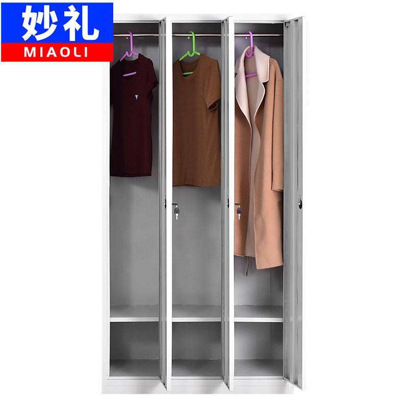 妙礼更衣柜三门900*420*1800mm台高清大图