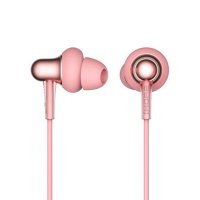 万魔(1MORE)E1025 Stylish双动圈入耳式有线耳机 HiFi线控通用带麦音乐耳机 粉色