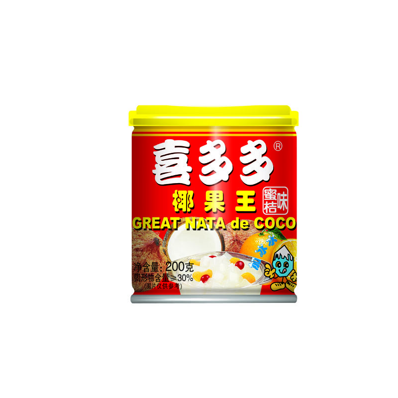 喜多多 椰果王蜜桔味 200g