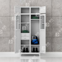 居将 制式营具内务柜铁皮更衣柜储物柜宿舍衣帽物品柜