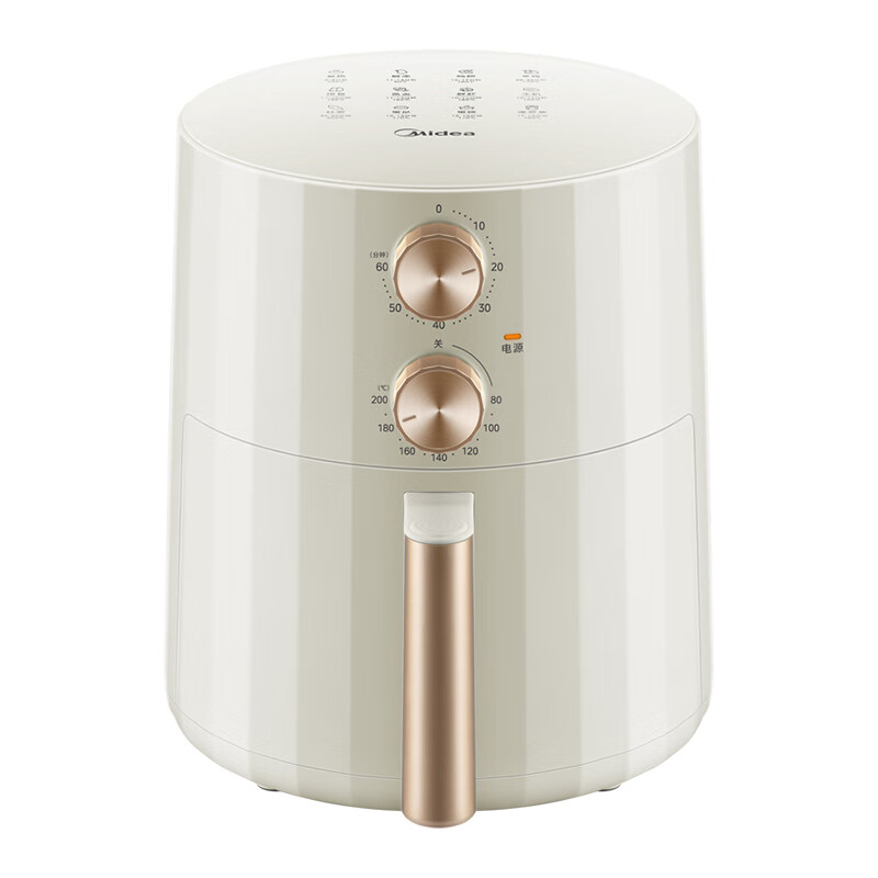 美的(Midea)空气炸锅MF-KZE5006家用 5L大容量多功能智能全自动不粘电炸锅 大容量