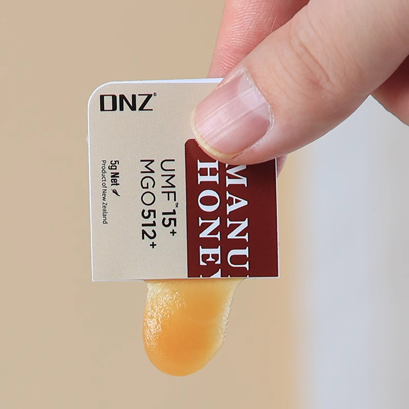 DNZ新西兰麦卢卡UMF15+5g*12条蜂蜜条装蜜便携装卡片蜜旅行易带独立包装咔嚓蜜