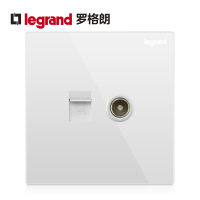 [官方旗舰店]罗格朗Legrand开关插座面板仕典玉兰白逸景电脑电视网络网线86型家用暗装墙壁电源电脑网络插座