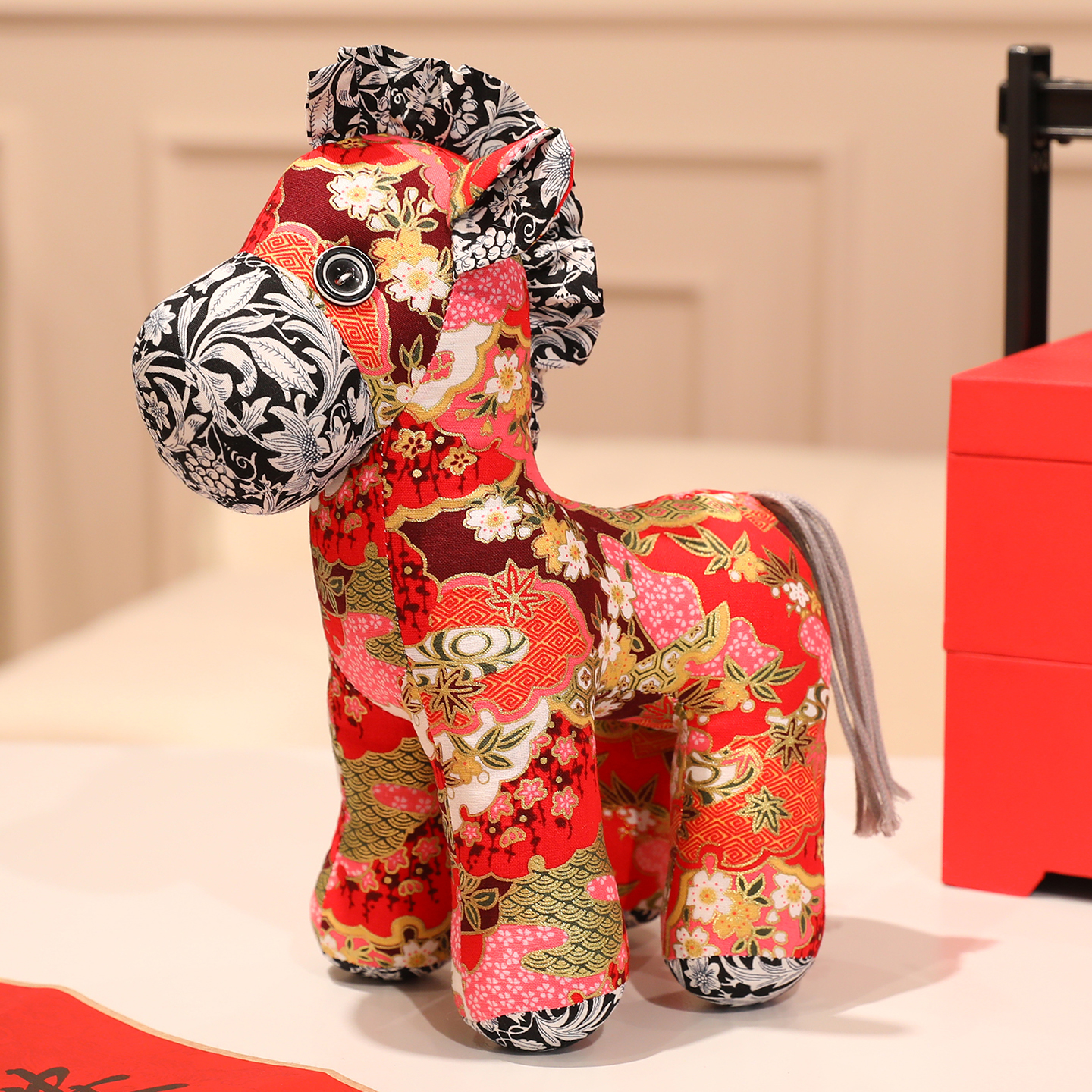 昶帛 民俗布艺马 22cm 个高清大图