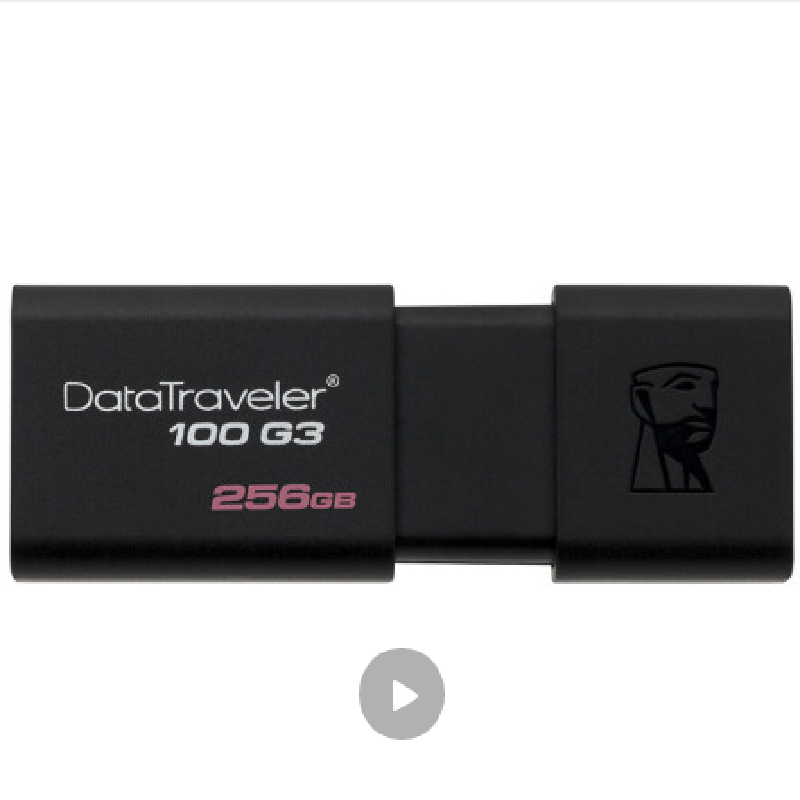 U盘金士顿(Kingston)256GB USB3.0 U盘 DT100G3 DT100G3/256G