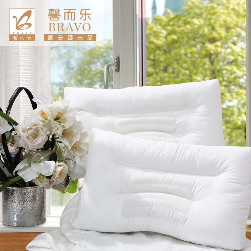 富安娜(FUANNA)家纺馨而乐护颈枕决明子枕芯草本枕馨享决明子木棉枕1对装