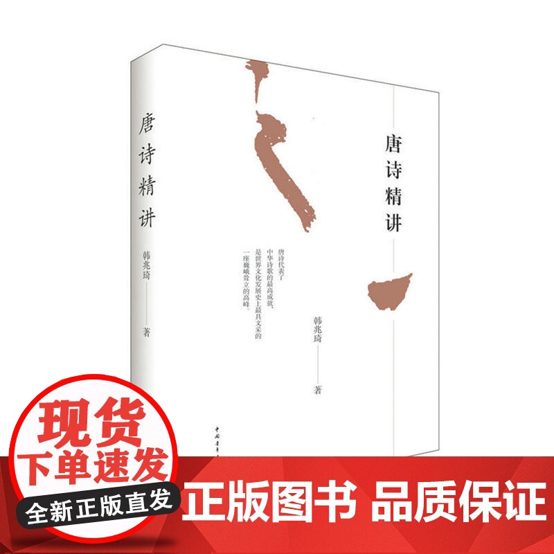 唐诗精讲 韩兆琦 中国青年出版社 正版书籍高清大图