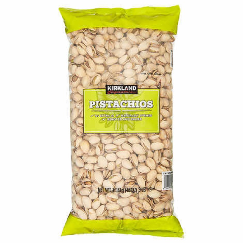 柯克兰(Kirkland) 盐焗烘烤开心果 1360g/袋 柯克兰柯可蓝坚果零食美国进口