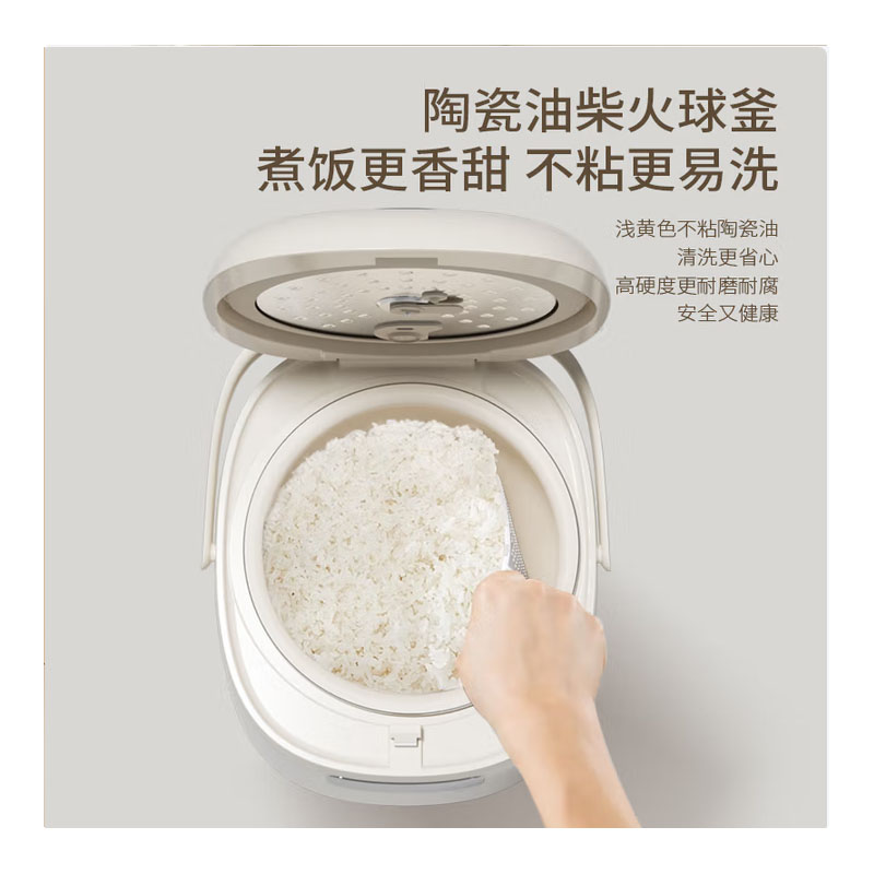 先锋SINGFUN先锋DRG-D2305智能电饭煲多功能电饭煲5L智能预约保温节能触控设计煮饭更快更香高清大图