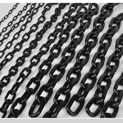 黑色铁链黑色油漆链条加粗景观护栏铁链电泳黑链条防腐蚀防锈铁链 3mm