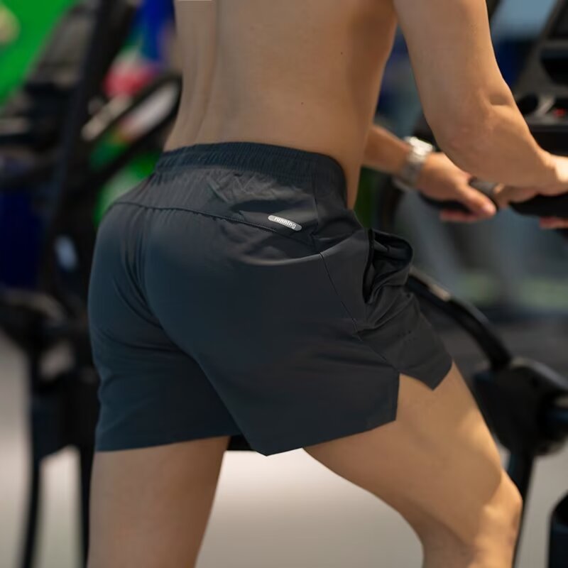 夏季新款美式短裤男潮薄款设计感小众宽松运动休闲三分裤