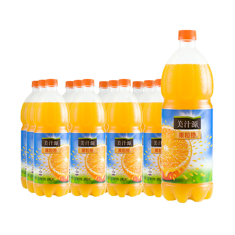 橙汁美汁源果粒橙 1.25L*12瓶