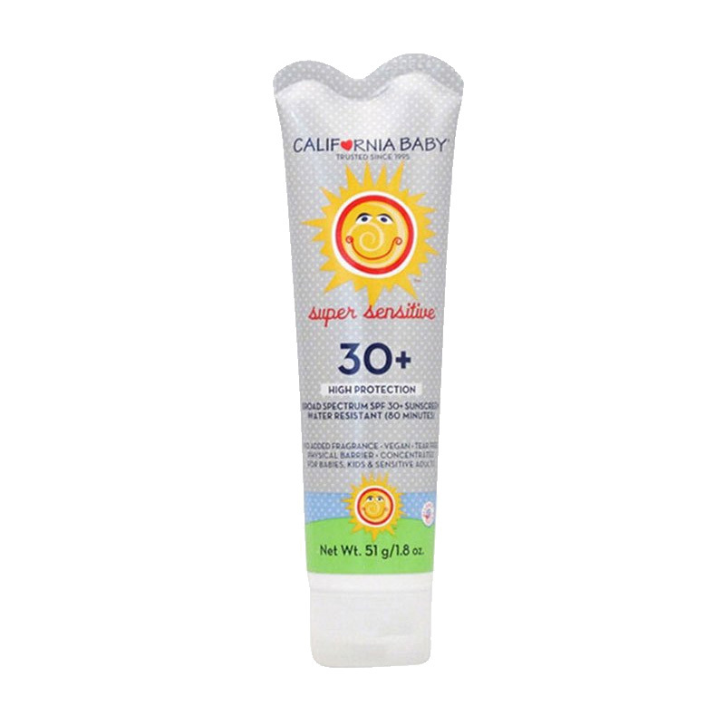 加州宝宝（California Baby）无香味防晒乳液 SPF 30+ 51g 儿童防晒霜 无泪配方 适合任何肤质