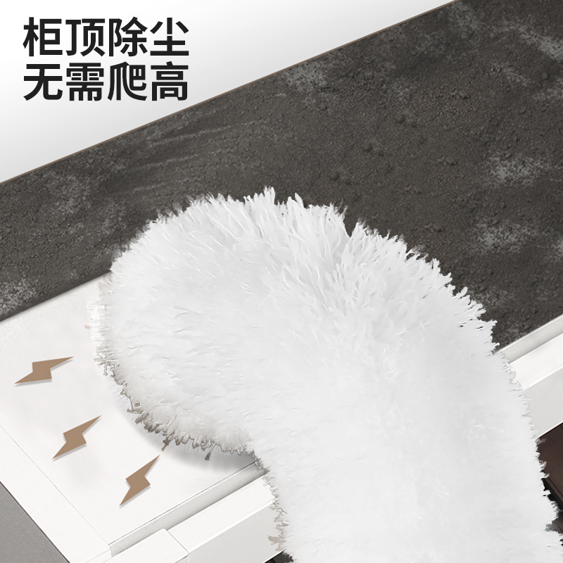 好媳妇 静电除尘掸家用鸡毛掸子360度可伸缩水洗汽车掸子扫灰神器高清大图