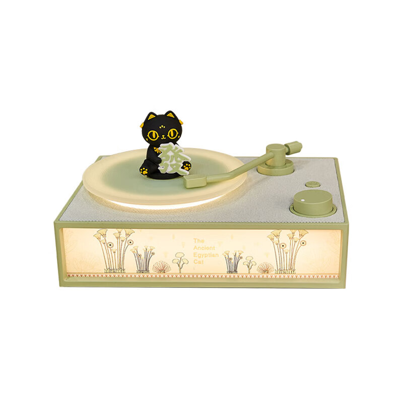 大英博物馆安德森猫和她的朋友们系列香薰唱片机蓝牙音响摆件 ABS、PP、PC