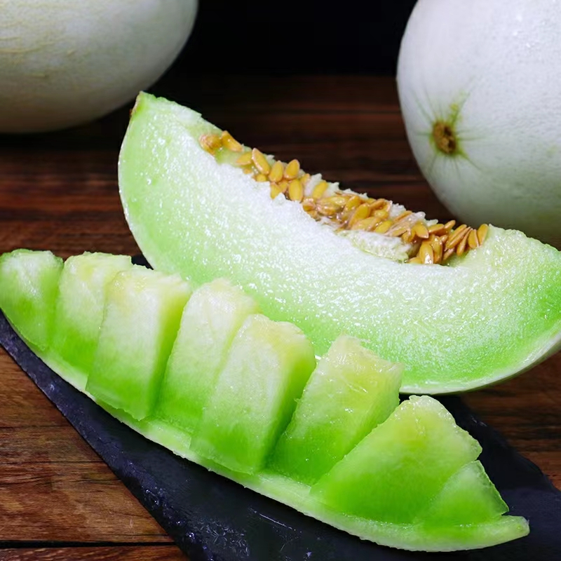 正宗玉菇甜瓜5斤新鲜水果当季整箱白蜜瓜冰淇淋香瓜脆甜哈密瓜