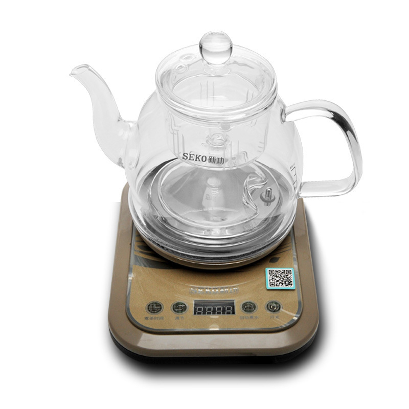 Seko/新功 N20智能蒸汽醒茶泡茶自动喷淋式玻璃煮茶器煮黑茶壶