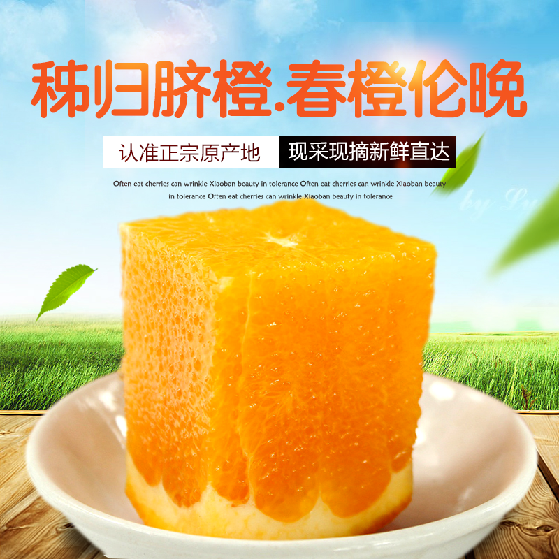 一苇农佳伦晚橙9斤家庭装装(70-85)精品果湖北特产橙