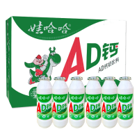 【6月产】娃哈哈AD钙奶100ml*24瓶儿童牛奶非原箱