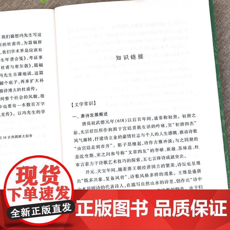 杜甫传 冯至著人民文学出版社青少年文学国学历史人物传记正版书初中小学生课外阅读书籍必读书目经典文学名著作品读物书高清大图