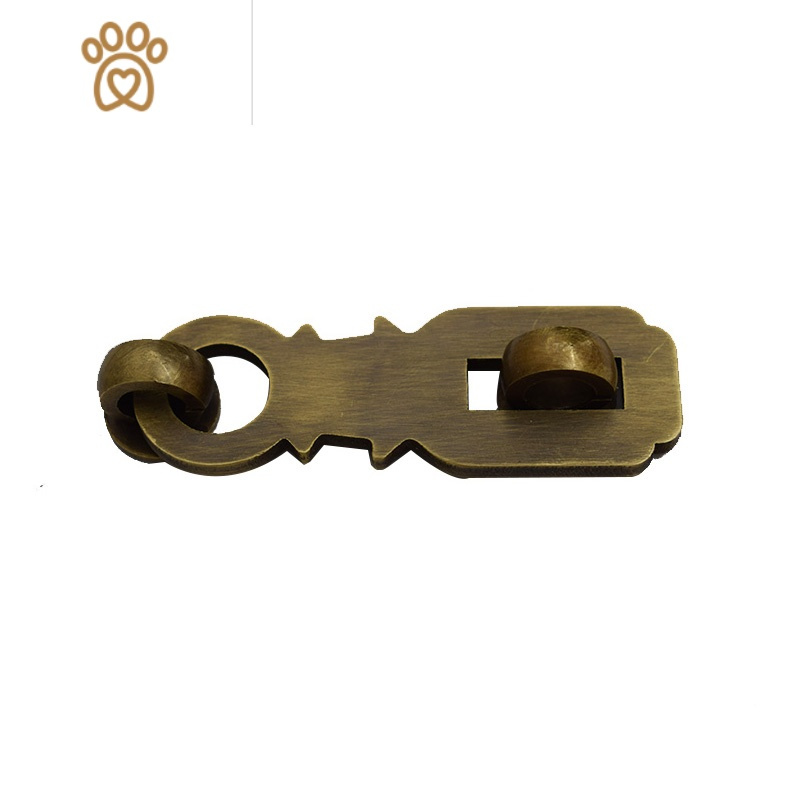 老式仿古纯铜锁扣搭扣木门带锁柜门挂锁全铜加厚插销门扣门栓敬平