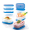 特百惠(Tupperware)冷冻16件套装保鲜盒 大容量塑料冰箱收纳冷冻盒冷藏盒 16件套