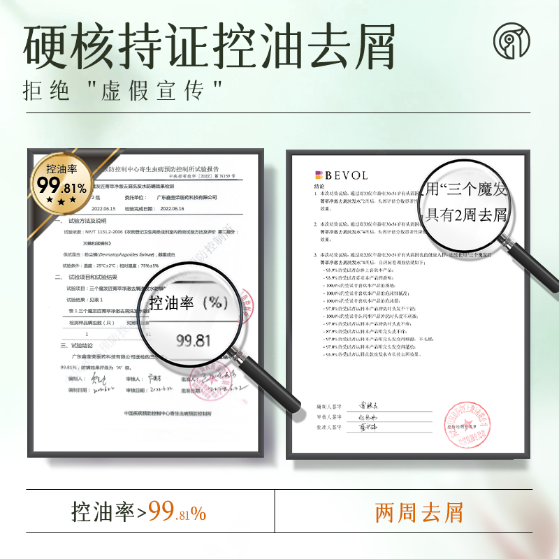 三个魔发匠菁萃净澈去屑洗发水730ml洗头膏洗发乳洗发露高清大图