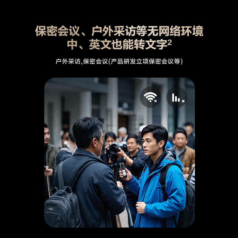 科大讯飞 录音笔 免费录音转文字 智能降噪录音器 专业录音设备(计价单位:个)高清大图