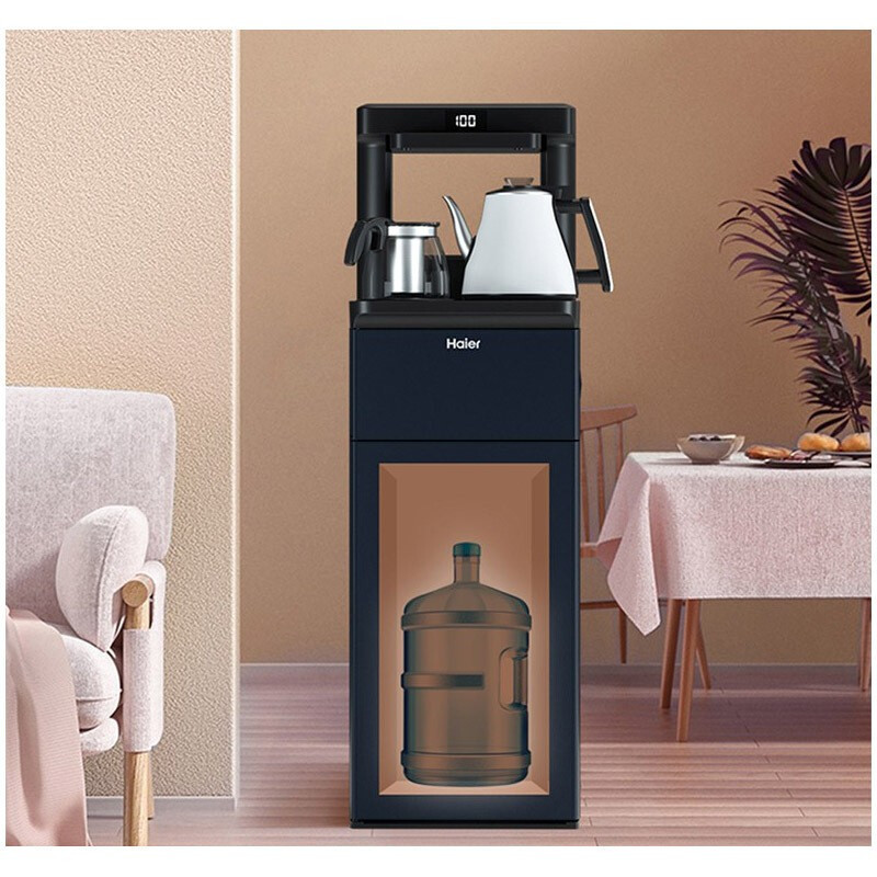 海尔(haier)茶吧机茶吧机家用饮水机下置水桶全自动智能双出水多功能