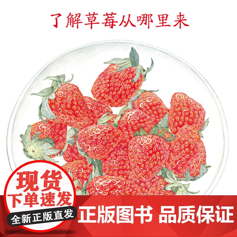 [正版]诺贝尔科学馆:草莓 精装绘本诺贝尔科学馆小学一年级生长科学课自然观察优选绘本 植物科普绘本百科高清大图