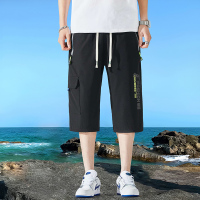 狮臣SHICHEN 2023年夏季新款男士七分裤宽松百搭男时尚休闲裤男休闲七分裤男装