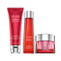 雅诗兰黛ESTĒE LAUDER 红石榴护肤三件套护肤套装(洁面乳125ml+倍润水200ml+晚霜50ml)