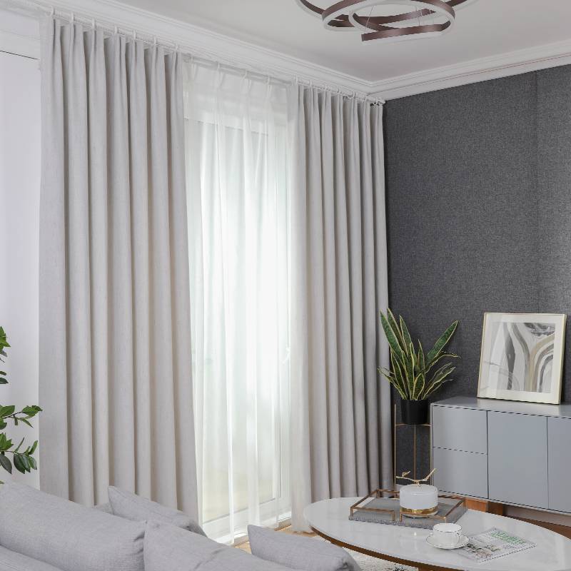 比韩卧室遮光隔热客厅出租房遮阳布罗马杆窗帘定制