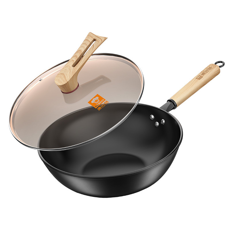 康巴赫 匠心无涂层铁锅32cm KGZ-C32T