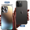 安美宝 iPhone14/13手机壳苹果14promax手机壳新款12pro磨砂玻璃感超薄14plus全包防摔男女套