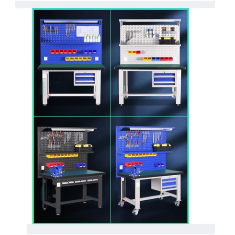 鲁班源 重型工作台钳工台车间操作台工厂维修桌不锈钢实验桌工具桌