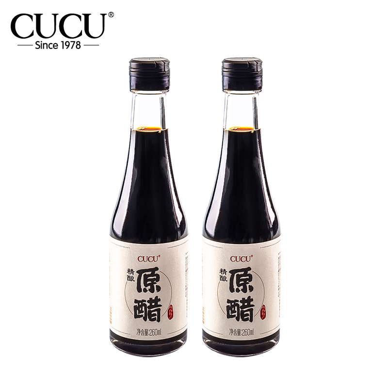 CUCU 醋 精酿原醋6° 260ml*2 山西 纯粮精酿 老陈醋