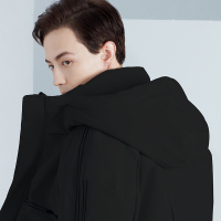 雅鹿羽绒服男士2019冬季中长款新款外套特卖连帽潮流帅气男H
