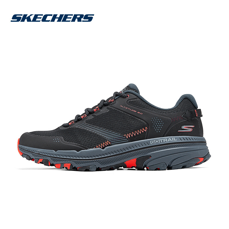 斯凯奇(Skechers) 2024男耐磨运动鞋 220760-BKCL