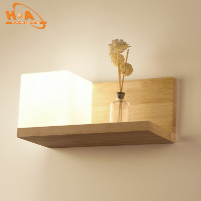 桦桉(H.A)照明1451原木壁灯