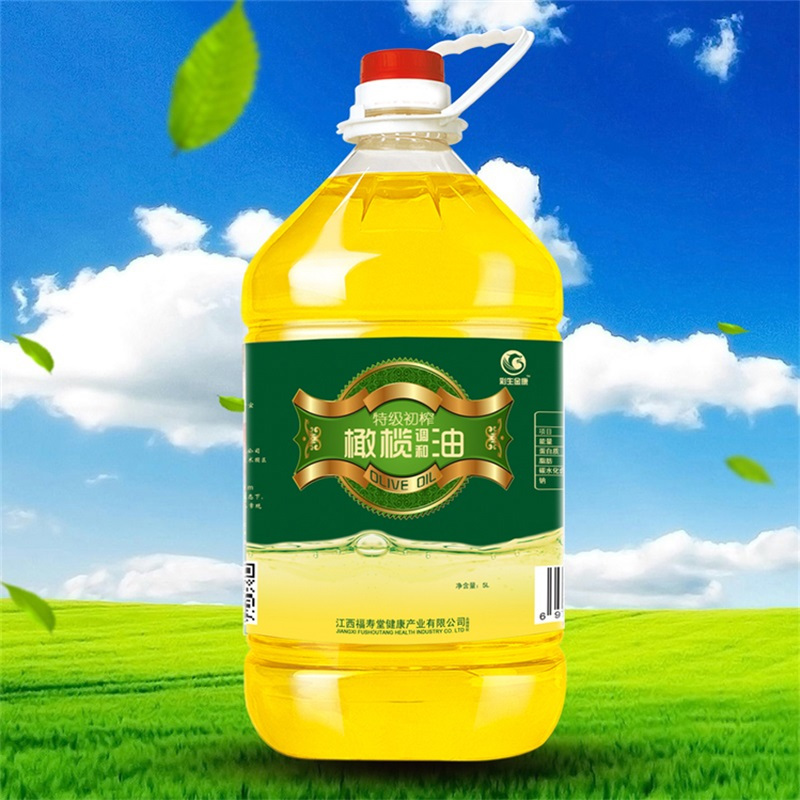 [彩生金康]特级初榨橄榄调和油 5L装 非转基因 高端食用油 压榨橄榄油 中国富硒产业基地种植 纯天然 无污染