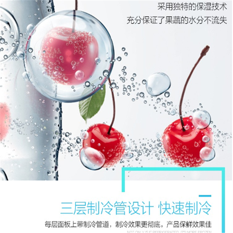 保鲜柜双开门1.3米 130*65*123cm